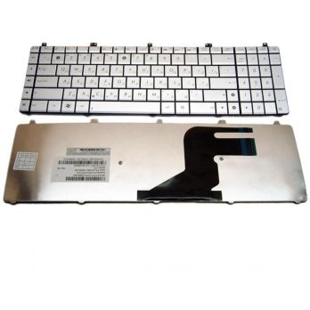 Клавиатура (гар 1 мес) Asus (TOP-92239) N55 N75 (сереб.)   002938