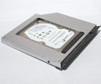 Переходник для установки HDD в ноутбук вместо привода DVD (толщина 9.5 мм, Ultra slim) новый