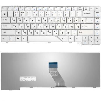 Клавиатура (гар 1 мес) Acer (TOP-69711-W) 4210 5230 (бел.)   002097