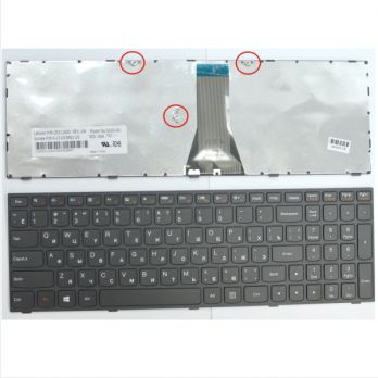 Клавиатура (гар 1 мес) Lenovo G500s G505s G510p S500 G50 Z50 B50 (узкая рамка)   011338