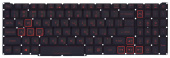 Клавиатура (гар 1 мес) Acer (AN515-55) AN515-45 AN515-66 с подсв.   (68775) заказн. позиция