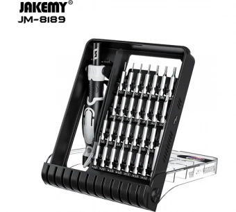 Отвертка с набором бит Jakemy JM-8189A