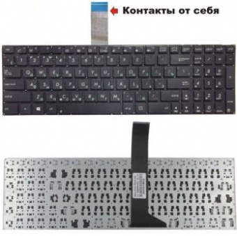 Клавиатура (гар 1 мес) Asus (TOP-99925) X501 X550 F551 (контакты от себя)   009114 (12699)