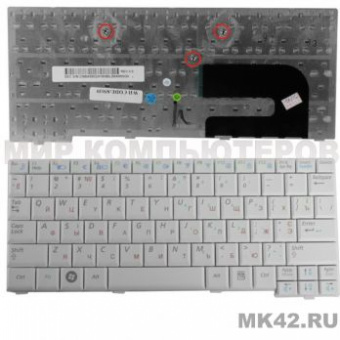 Клавиатура (гар 1 мес) Samsung (TOP-85039) N110 (бел.)