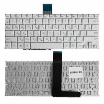 Клавиатура (гар 1 мес) Asus (TOP-99926-W) X200CA F200CA R200CA (бел.)   014498