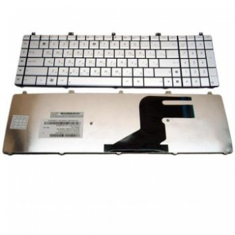 Клавиатура (гар 1 мес) Asus (TOP-92239) N55 N75 (сереб.)   002938