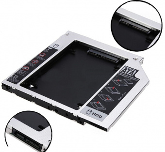 Адаптер для ж.диска 2.5" вместо DVD (12.7mm) CADDY